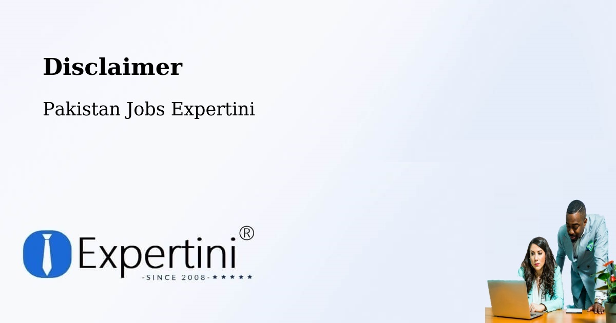 Disclaimer – Surab - Pakistan Jobs Expertini